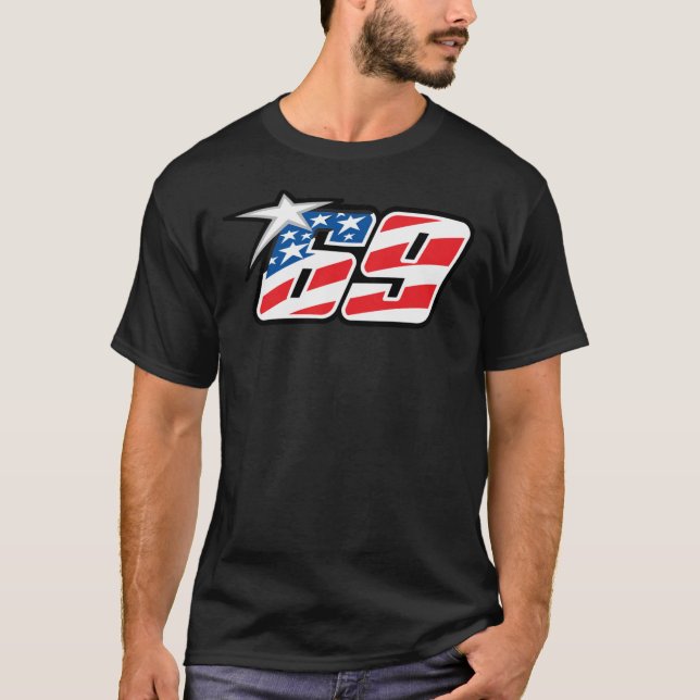 Camiseta Nicky Hayden 69 Classic T-Shirt (Frente)
