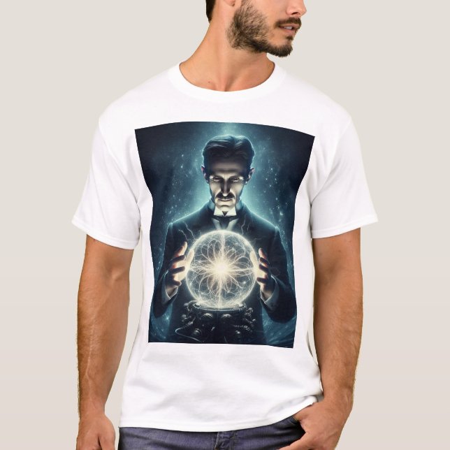 Camiseta Nicola Tesla  (Frente)