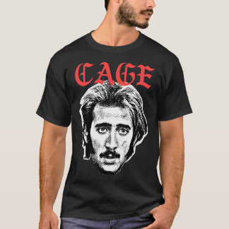 Camiseta Nicolas Cage - Design de Arte com Ventilador Retro