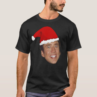 Camiseta Nicolas Cage Feliz Natal