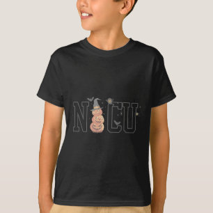 Camiseta Nicu Boo Crew Spooky Pumpkin Engraçado Enfermeiro