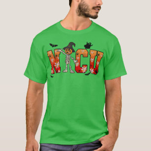 Camiseta NICU Enfermeira Trabalhador e Entrega Pumpkin de H