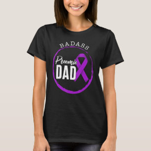 Camiseta Nicu Forte Prematuro Pai Roxo Pré-maturidade da Fi