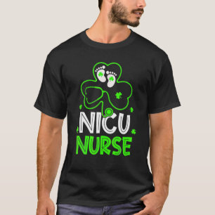 Camiseta NICU Nurse Life Stethoscope Nursing Happy St Patri