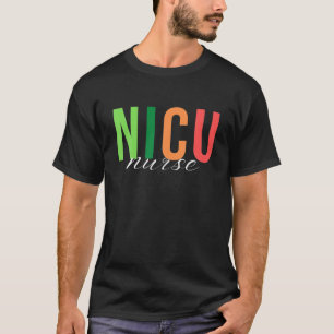 Camiseta NICU Nurse Nurse Gift Rn New Grad Baby Nurse Rainb