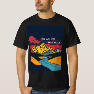 Camiseta "Nid Aen Pee Yeeur Pela - O Tee Misterioso"