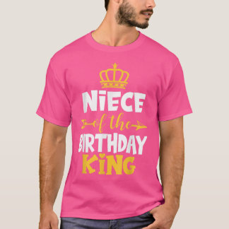 Camiseta Niece Da Ideia De Aniversário Do Rei Bday Para O T