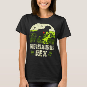 Camiseta Niecesaurus T Rex Dinosaur Niece Saurus Family Mat
