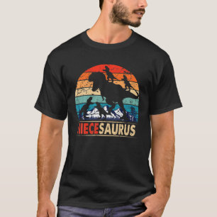 Camiseta Niecesaurus T Rex Niece Dinossaur 4 Crianças D M