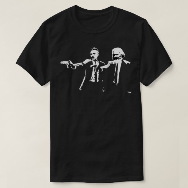 Camiseta Nietzche e Marx (Frente do Design)