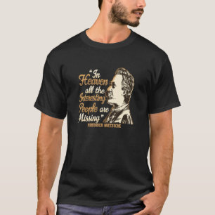 Camiseta Nietzsche Cotação para Estudante de Filosofia