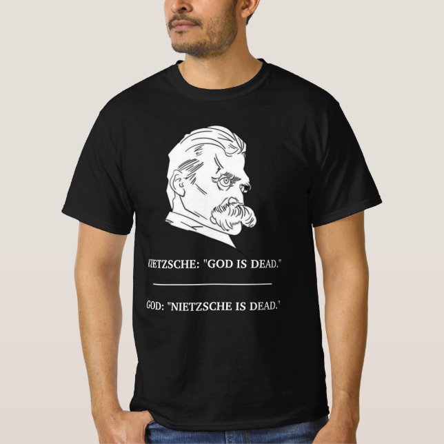 Camiseta NIETZSCHE "Deus está Morto" (Frente)