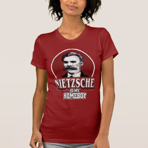 Camiseta Nietzsche é meu ficar em casa