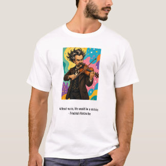 Camiseta Nietzsche Música