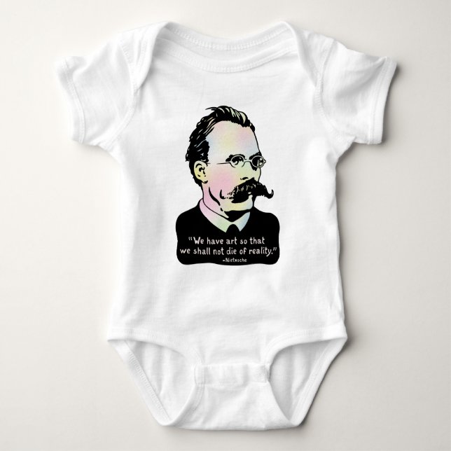 Camiseta Nietzsche - realidade da arte v. (Frente)