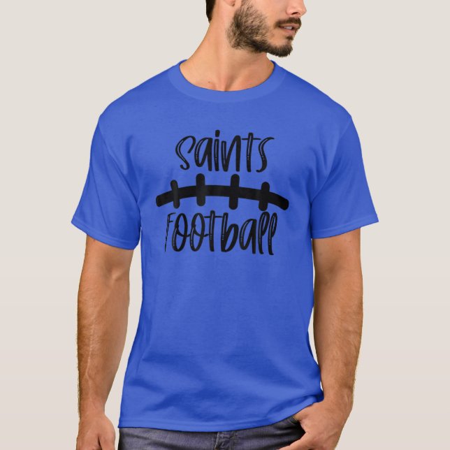 Camiseta Nig do Jogo Mascot da Equipe de Espírito da Escola (Frente)