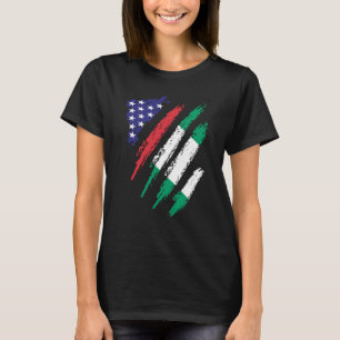Camiseta Nigéria American Grown Flag USA Patriot Heritage M