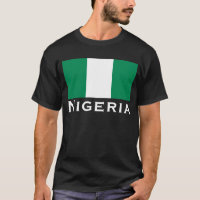 Nigéria com bandeira nigeriana (África Ocidental)