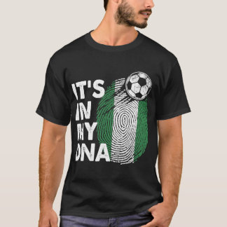 Camiseta Nigéria No Meu DNA, Equipe de Bandeira Nigeriana N