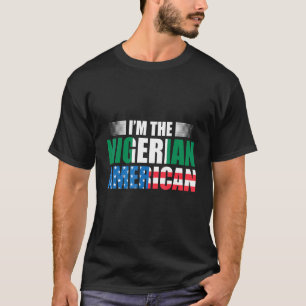 Camiseta Nigéria Orgulho nigeriano-americano africano niger