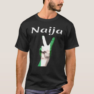 Camiseta Nigeriano Naija Nigeriano Para Homens