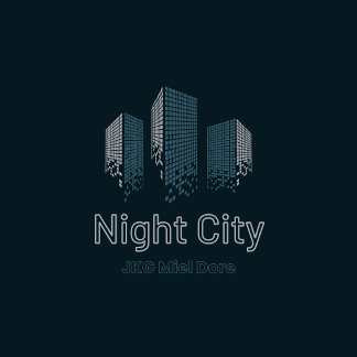 Camiseta Night City JKG Miel Doré