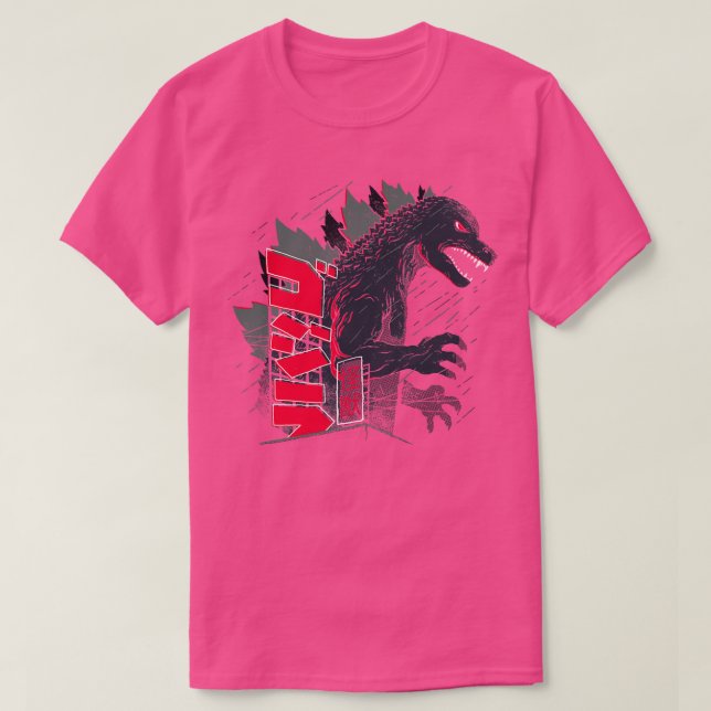 Camiseta Night Kaiju (Frente do Design)