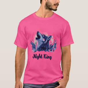 Camiseta Night King - Howling Wolf com Lua
