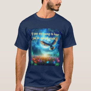 Camiseta Night Owl & Morning Eagle: Viagens Celestiais