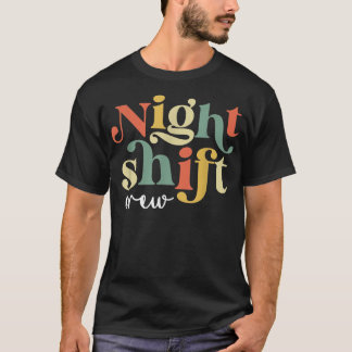 Camiseta Night Shift Crew Nurse ICU Nurses Team Critical Ca