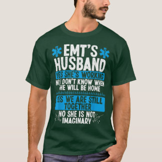 Camiseta Night Shift EMT Funny for Husband Paramedic Wife E