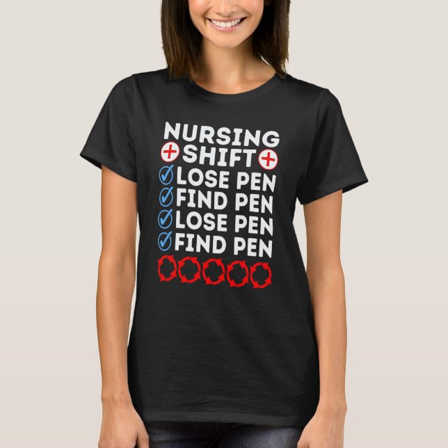 Camiseta Night Shift Nurse Day Quote Nursing Week Shifting  (Frente)