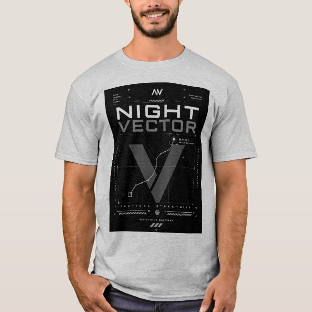 Camiseta Night Vector T-Shirt (Frente)