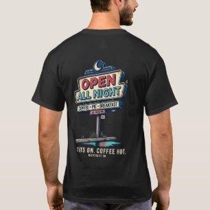 Camiseta NIGHTSHIFT 90 Open All Night Neon Diner