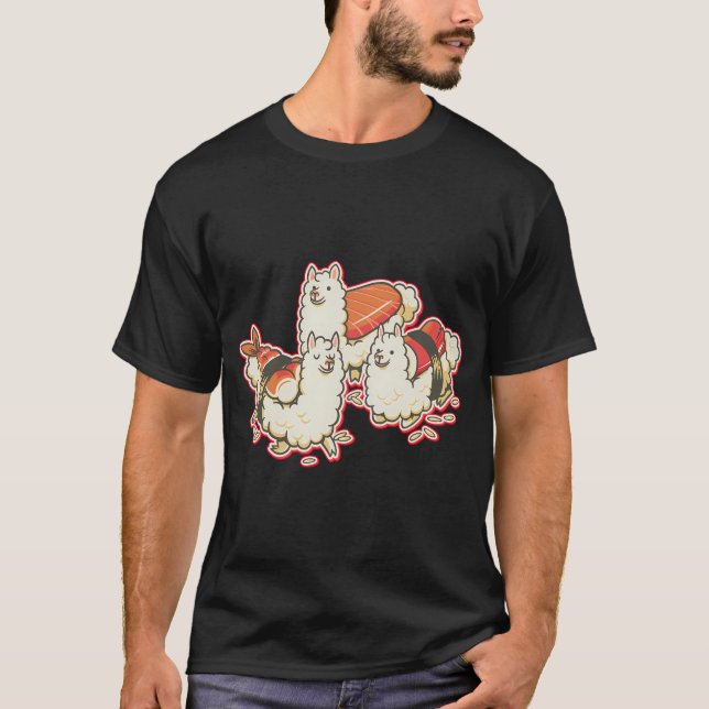 Camiseta Niguiri de Sushi de Alpaca (Frente)