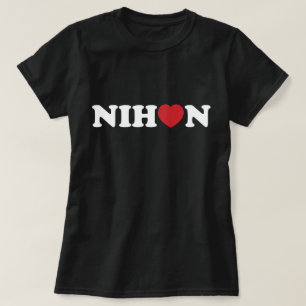 Camiseta Nihon Love Heart T-Shirt