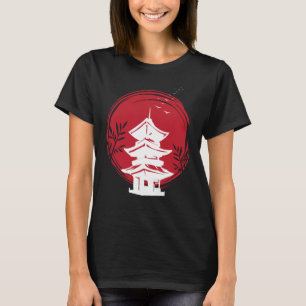 Camiseta Nihon Temple Japão e Japonês