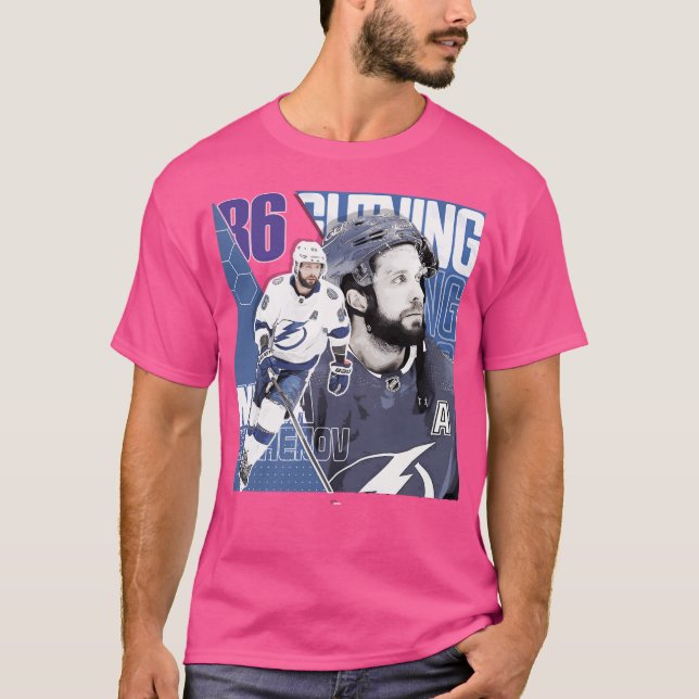 Camiseta Nikita Kucherov Hockey Shirt Lightning (Frente)