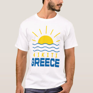 Camiseta Nikiti Grécia Sunshine e Sea Men White