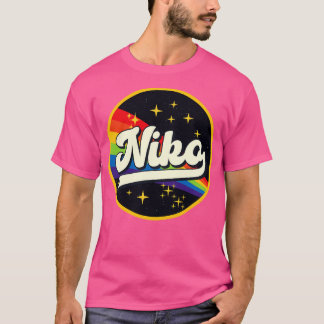 Camiseta Niko Rainbow No Space Vintage Style