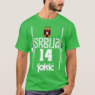Camiseta Nikola Jokic Retro Sérvia Jersey Fan Art