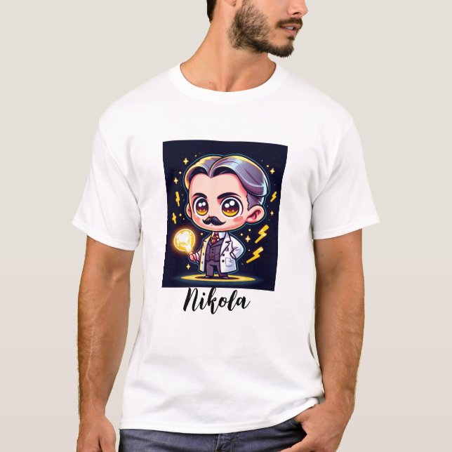 Camiseta Nikola Tesla (Frente)