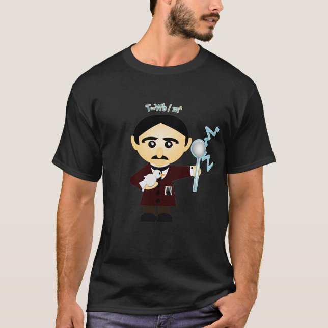 Camiseta Nikola Tesla (Frente)