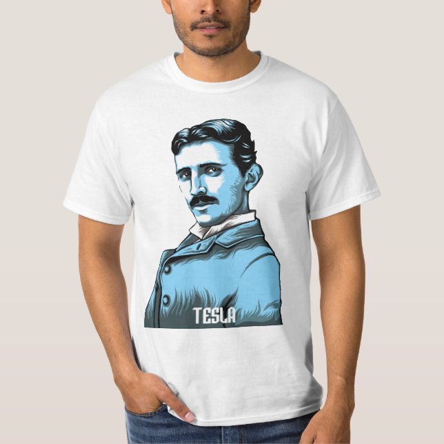 Camiseta Nikola Tesla (Frente)