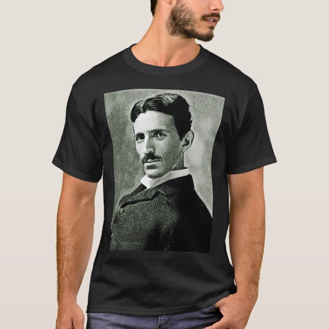 Camiseta Nikola Tesla (Frente)