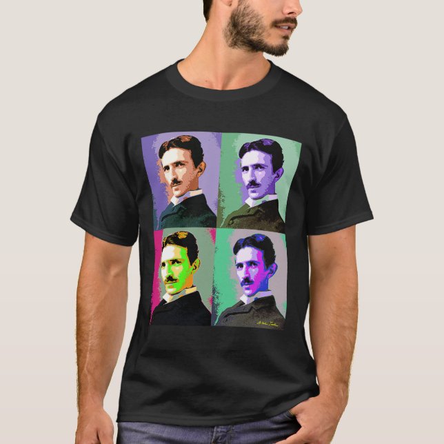 Camiseta Nikola Tesla (Frente)