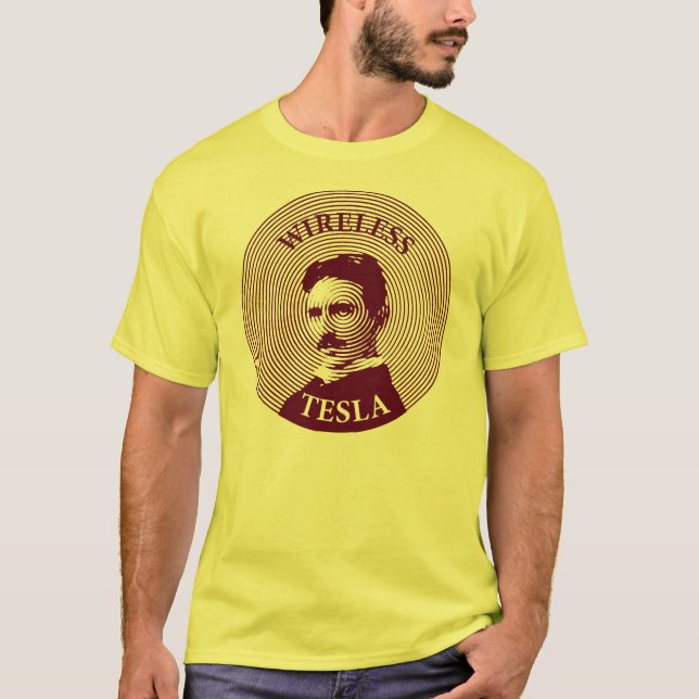 Camiseta Nikola Tesla (Frente)