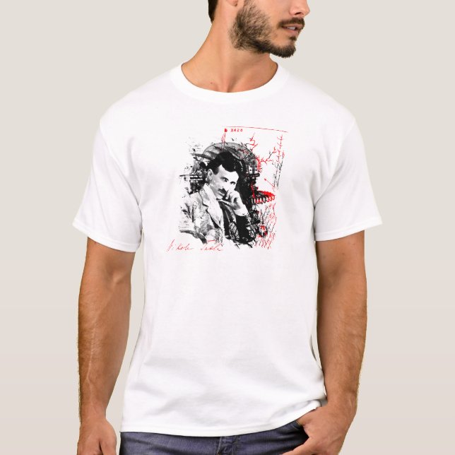 Camiseta Nikola Tesla (Frente)