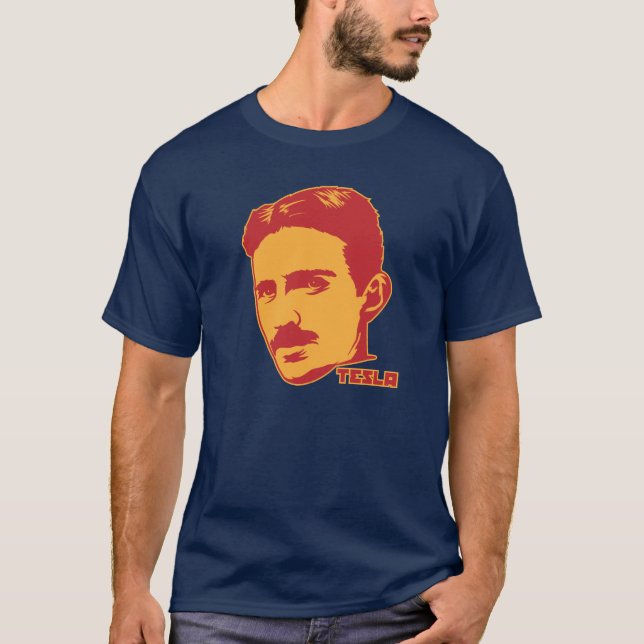 Camiseta Nikola Tesla (Frente)