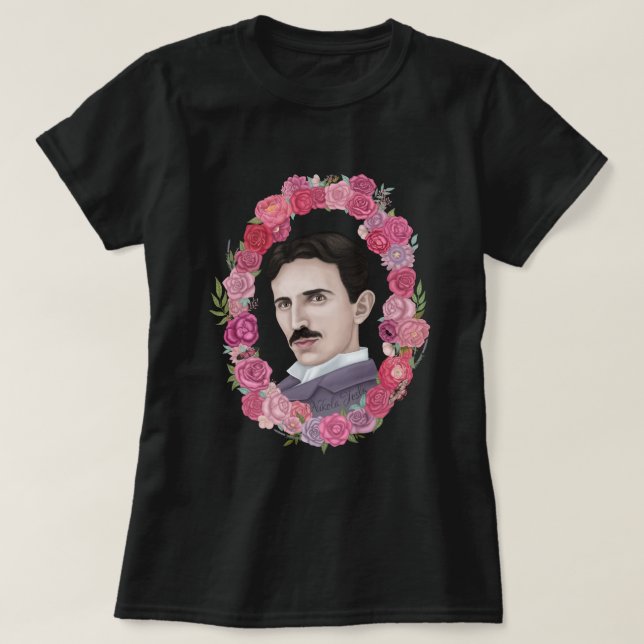 Camiseta Nikola Tesla (Frente do Design)